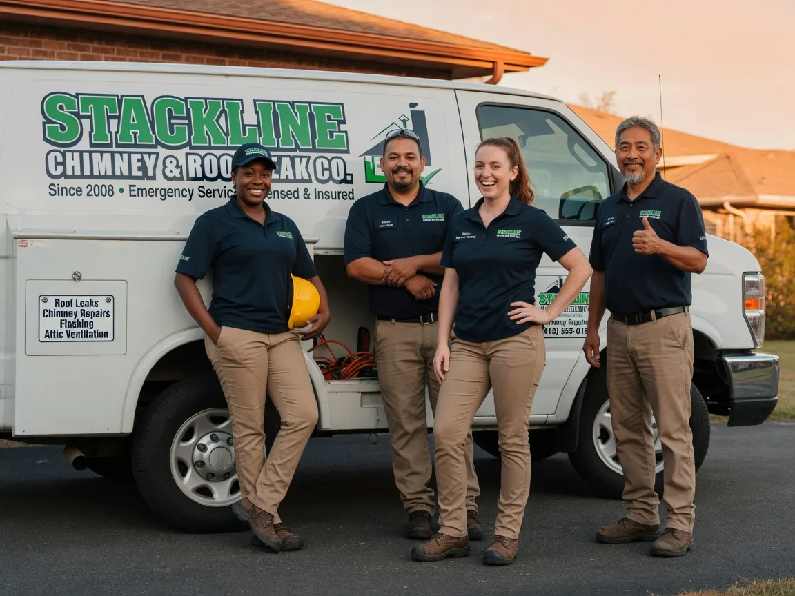 Chimney flashing repair company in Donnelly, MN